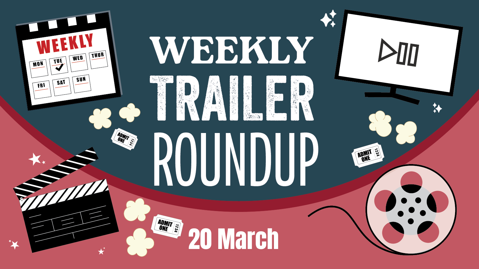 Weekly Trailer Roundup 20/03 | Digital TV